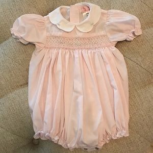 EUC.  3m Pink Petit Ami Smocked Bubble.